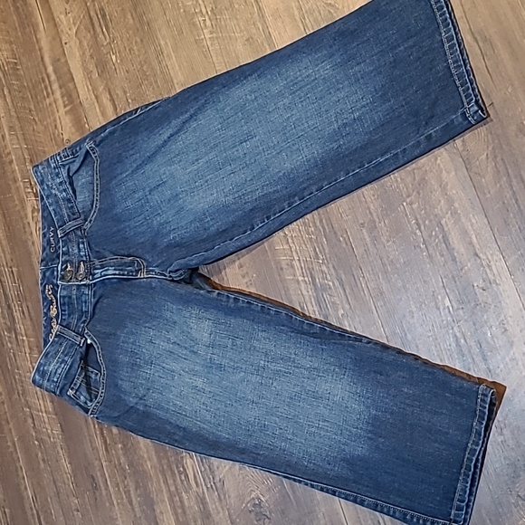 Eddie Bauer Curvy Cropped Denim Jeans Women's 8 - Picture 1 of 6